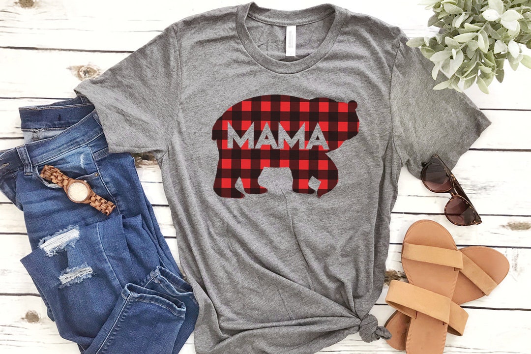 Mama Bear Mama Bear Shirt Mama Shirt Mama T Shirt Custom - Etsy