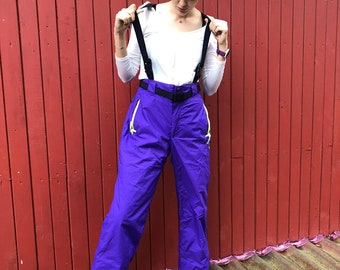 Sky Purple Skiing Pants 90s Winter 