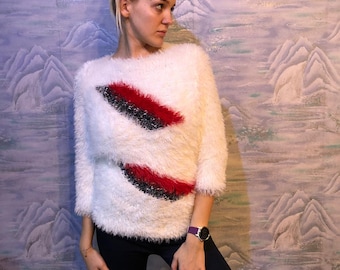 Fuzzy Pullover - Etsy
