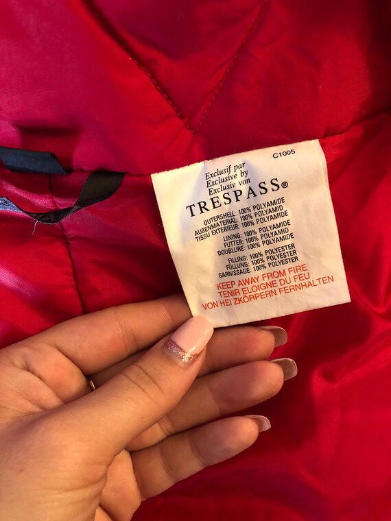 Red Unisex Skiing Pants 90s Winter Hipster Snow Pants Vintage