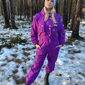 Purple snow jumpsuit hot sale