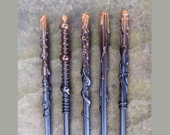 Wizard Wand, Ombre, Brown Wand, Party Favors, Natural Colors