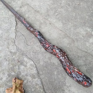 Fiery Wand, Wizard Wand, Large Wand, Cosplay Wand