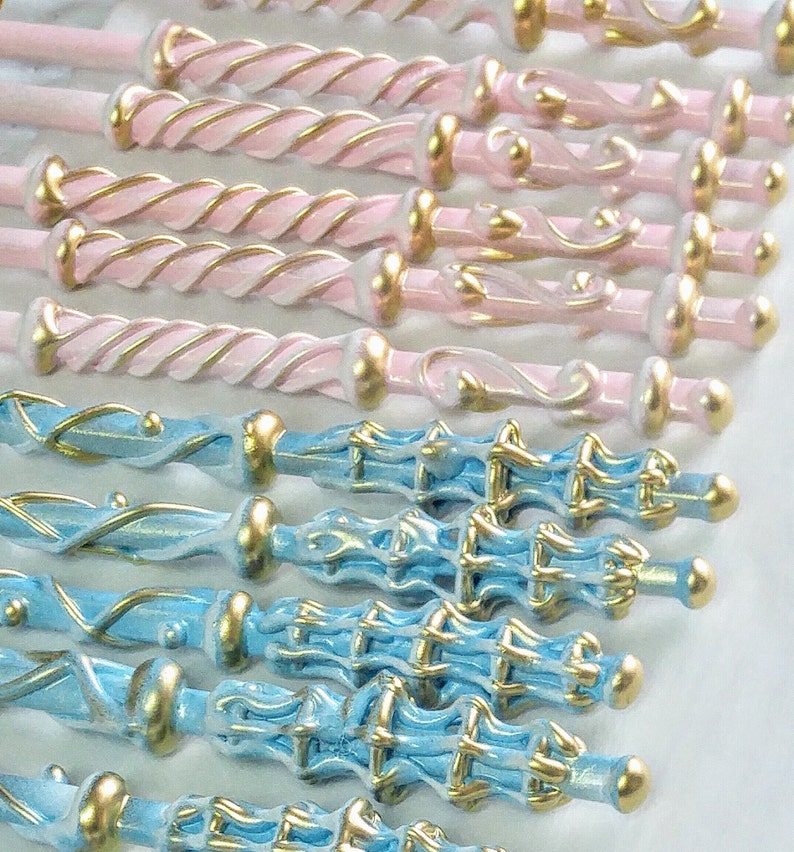 Gender Reveal Party Favor Baby Shower Favor Wizard Wand Etsy
