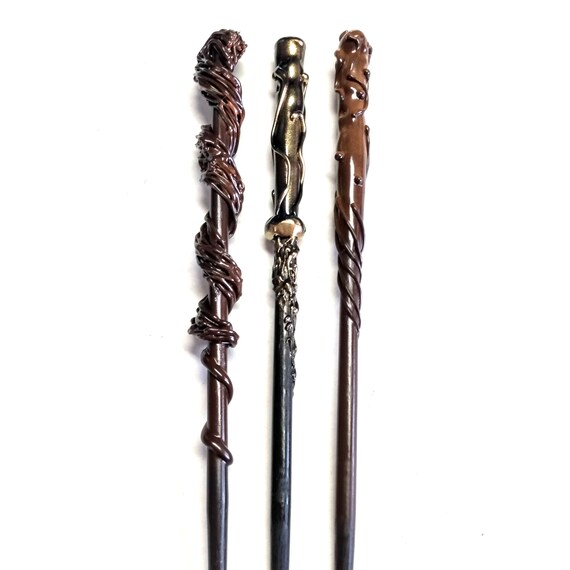 Custom Wand Wizard Wand Large Size Wand Wood Wand Etsy
