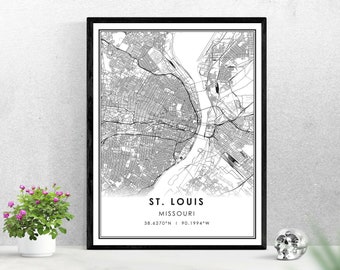 St Louis Wall Art Etsy