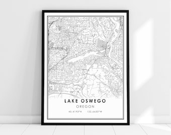 Lake Oswego Poster - Etsy