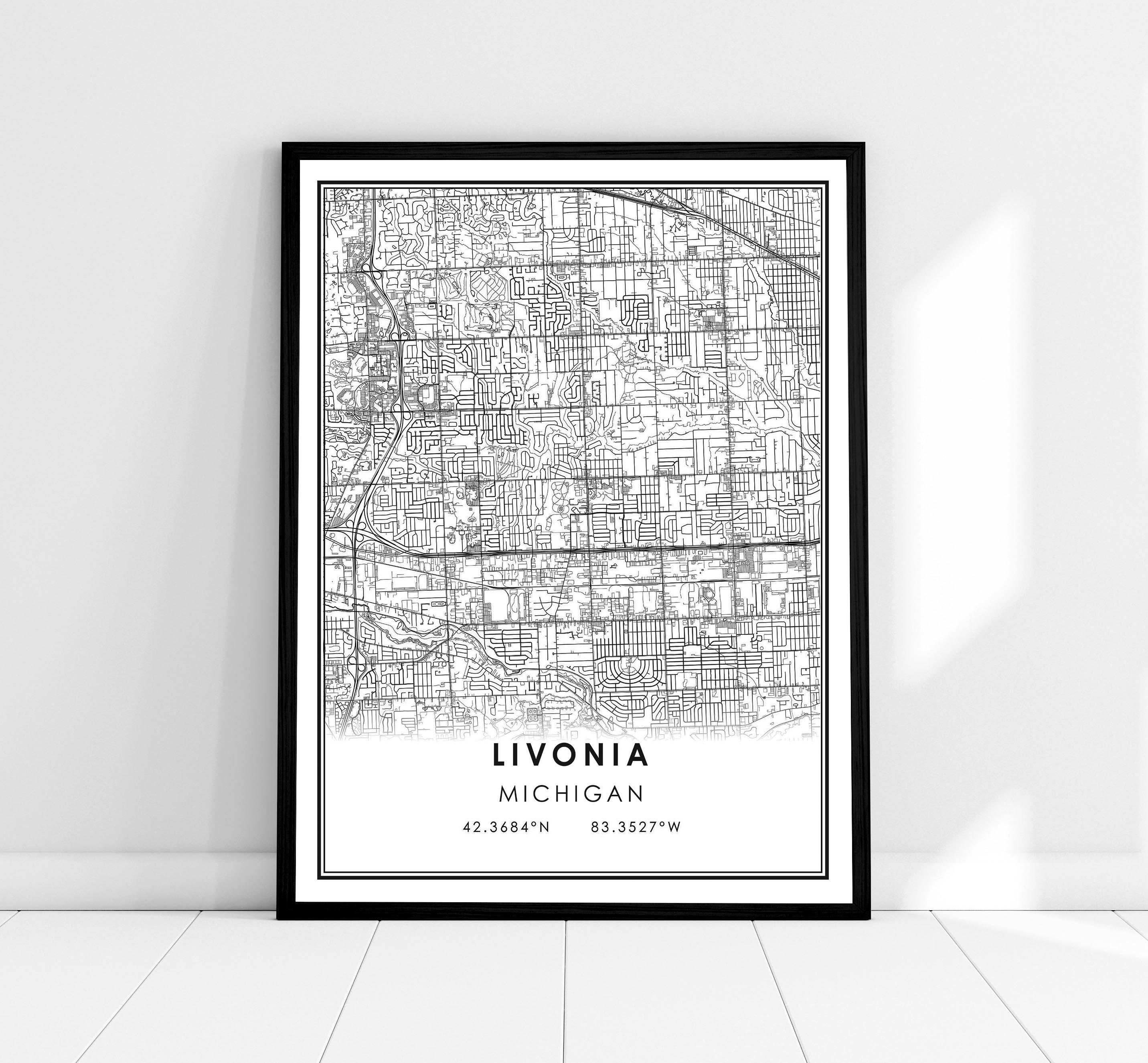 Dayz Interactive Map Livonia Framed Poster Dayz Map 