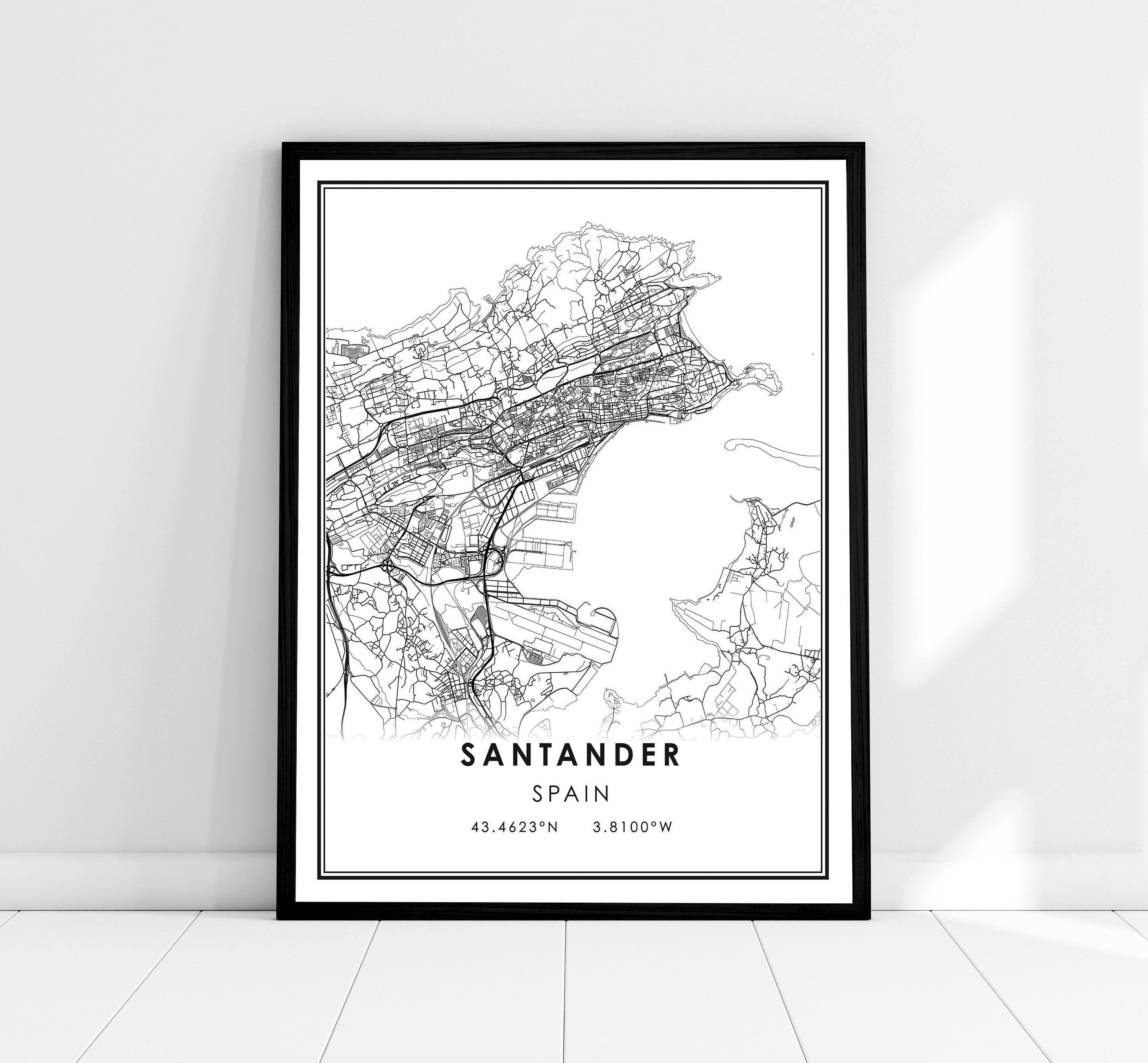 Santander, Spain, Map, History, & Population