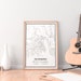 Invermere Map Print Poster Canvas |british Columbia Map Print Poster ...