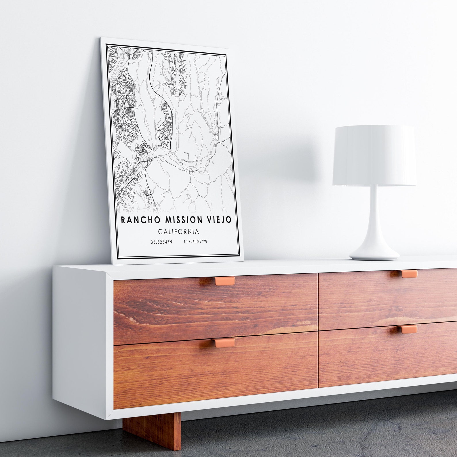 Rancho Mission Viejo Map Print Poster Canvas | California Map Print ...