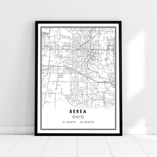 Map of Ohio - Etsy