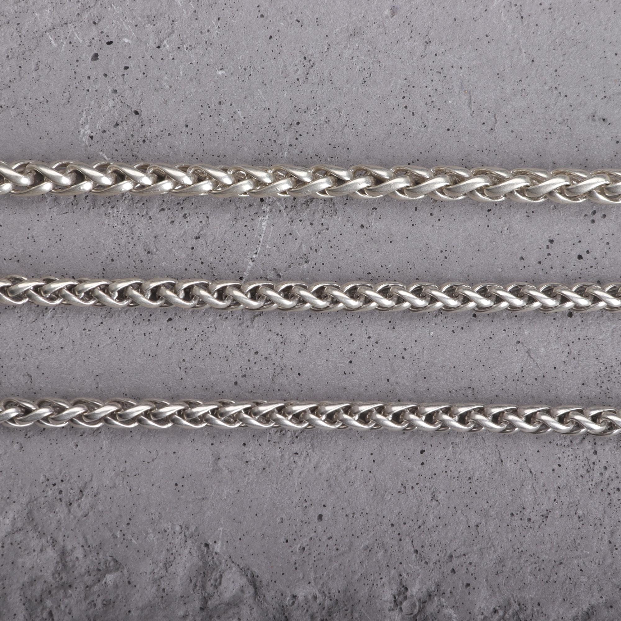 Collana Spiga Argento Sterling 925 Collana Spiga In Argento Sterling