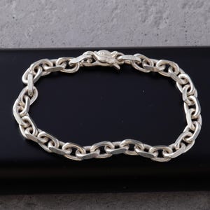 Anchor Chain Bracelet - Etsy
