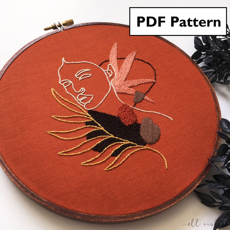 Abstract figure minimal beginner hand jessecmault pattern  etsy