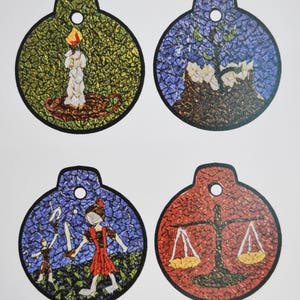 DIGITAL Mosaic Jesse Tree ornaments for Advent, December 1 through Christmas, Catholic image 5