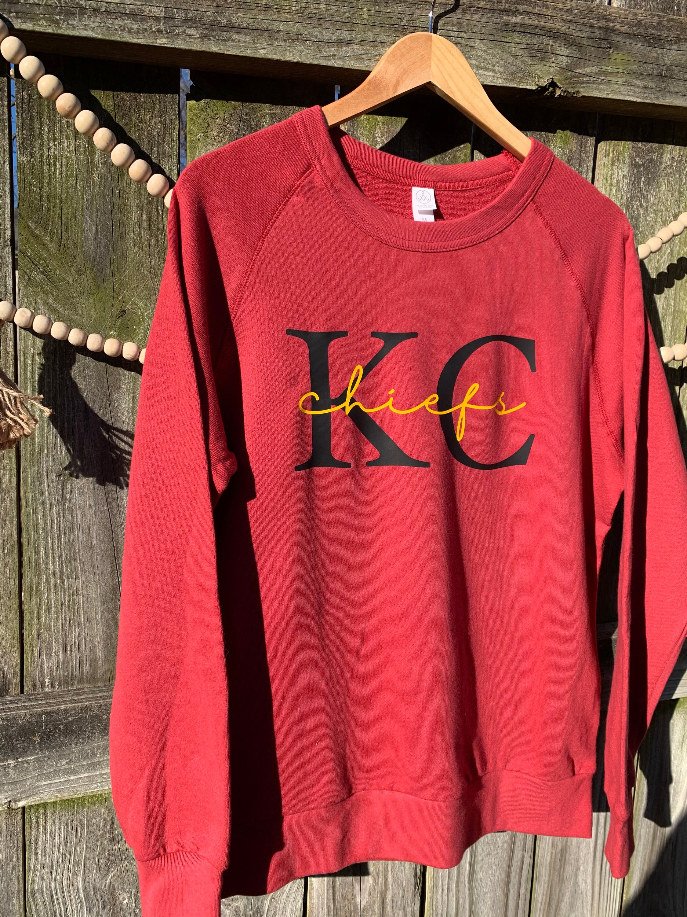 Kansas City Chiefs Long Sleeved Crew 3 Options Etsy