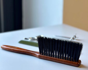 Hairdressers Neck Brush / Wooden / Barbers / Hair Tool