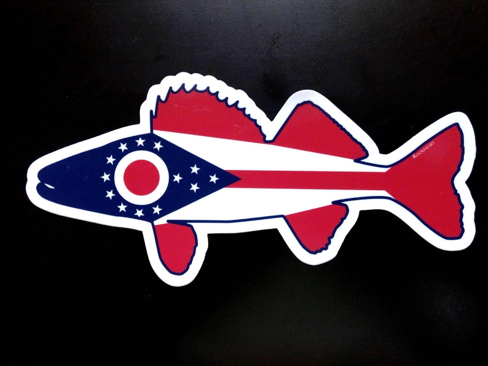 Walleye Ohio State Flag Vinyl Decal - Etsy
