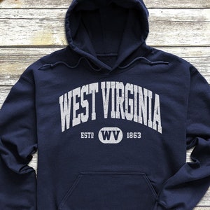 West Virginia Hoodie Etsy