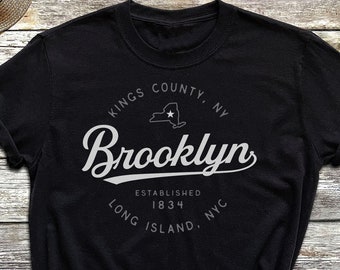 Brooklyn Shirt, Brooklyn New York, Brooklyn NY, New York Souvenir, Brooklyn Lover Gift, Brooklyn Tshirt, NY Vacation Shirt Unisex Men Women