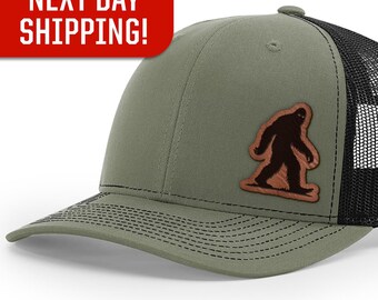 Bigfoot Hat, Sasquatch Trucker Cap, Bigfoot Gifts, Sasquatch Gift, Dad Bigfoot Lover, Wilderness Nature Outdoors Camping Cryptid Patch Hat