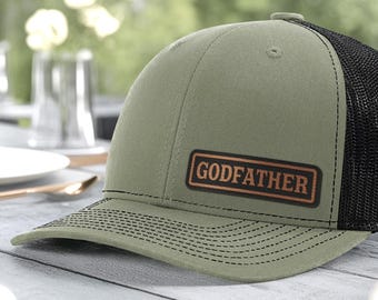 Baptism Gift for Godfather Proposal, Godfather Hat, Unique Godfather Gift Christian Baptism Gift for God Father Uncle Godfather Box Proposal