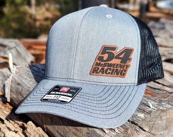 Custom Racing Hat, Race Name Number Hat, Racing Logo Hat Personalized Team Number Gift for Racers Teams Trucker Hats Dirt Bike Motocross Cap