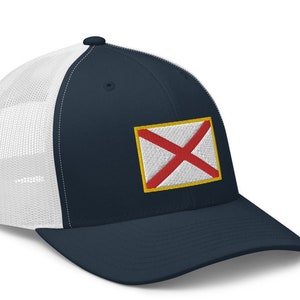 Gorra bordada de Alabama, gorra con la bandera de Alabama para hombres y mujeres. Gorra con visera ajustable del estado de Alabama, gorra de béisbol Bama, regalo para fanáticos de los deportes de Roll Tide Alabama.