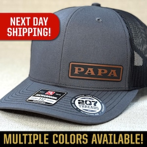 PAPA Patch Hat, PAPA Birthday Gifts, New Papa Pregnancy Announcement Gift, PAPA Cap, Best Papa Gift, Papa Hat, Papa Patch Cap Fathers Day