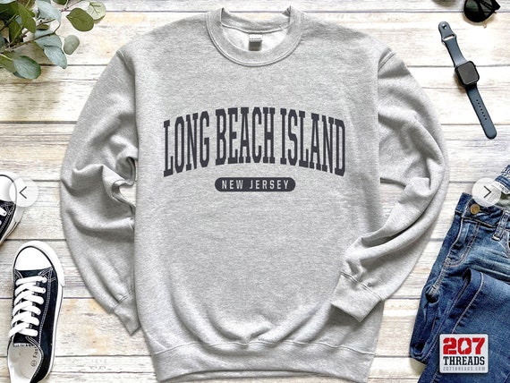 long beach island crewneck sweatshirt