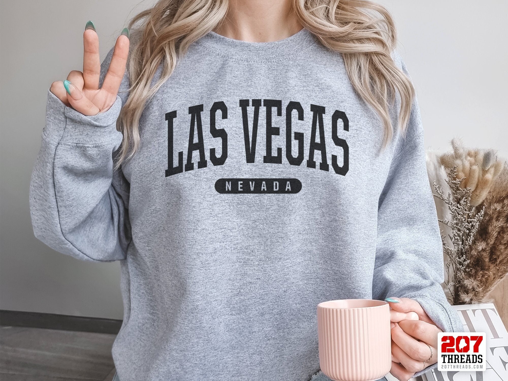 Las Vegas Sweatshirt | Soft Cozy Las Vegas Nevada Sweatshirt