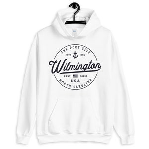 Wilmington Sweatshirt Soft Cozy Wilmington Hoodie NC East Coast Coastal Sweater Beach Souvenir Gifts for North Carolina Lovers