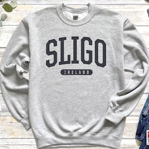Vintage Sligo Sweatshirt Soft Cozy Sligo Ireland Sweatshirt Crewneck Ireland Beach Travel Vacation Gift Shirt Art Decor