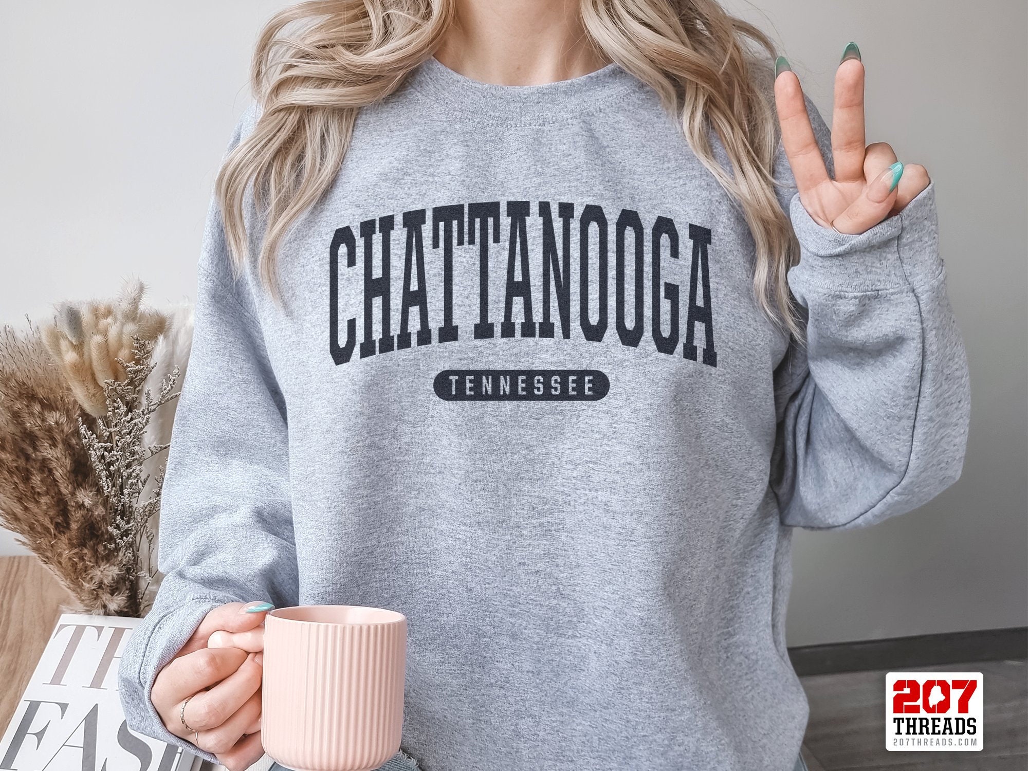 Chattanooga Sweatshirt Soft Cozy Chattanooga Tennessee image image