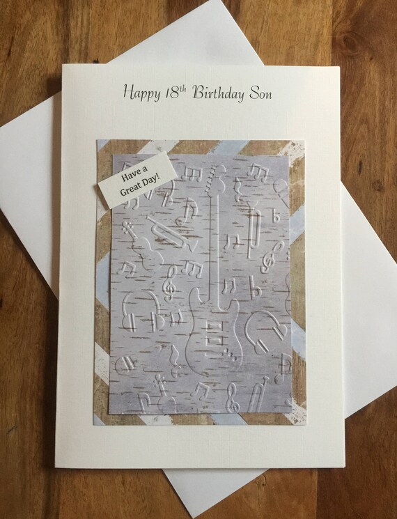 Handmade Personalised Male Birthday Card Any Name & Age