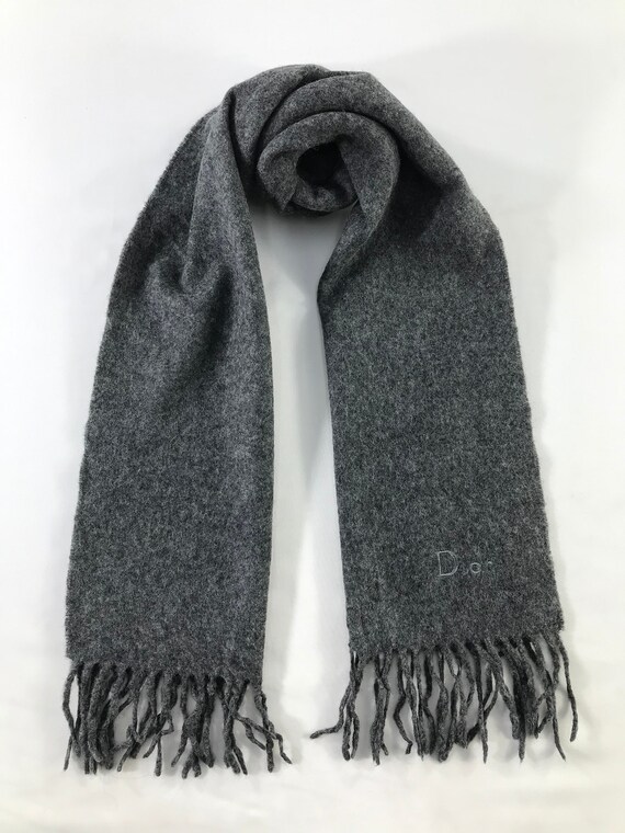 Vintage Dior Scarf Muffler Neckwear Wool Scarf Win