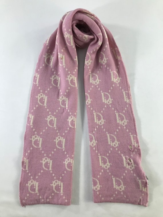 Vintage Dior Scarf Muffler Neckwear Wool Scarf Win