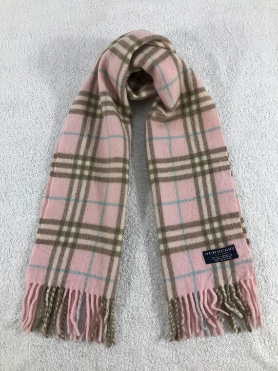 Vintage Burberry Scarf Luxury Accessories Wool Sca