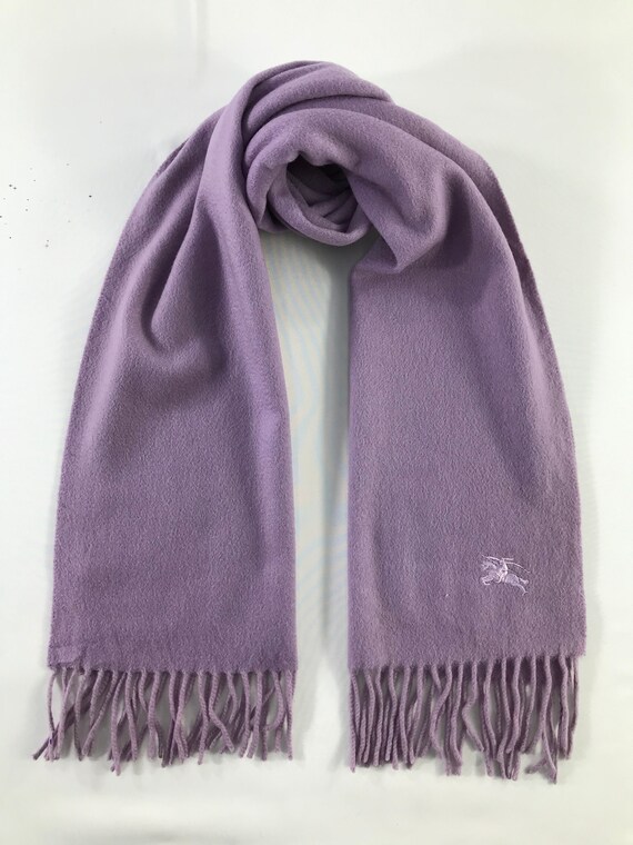 Vintage Burberry Scarf Luxury Accessories Wool Sca