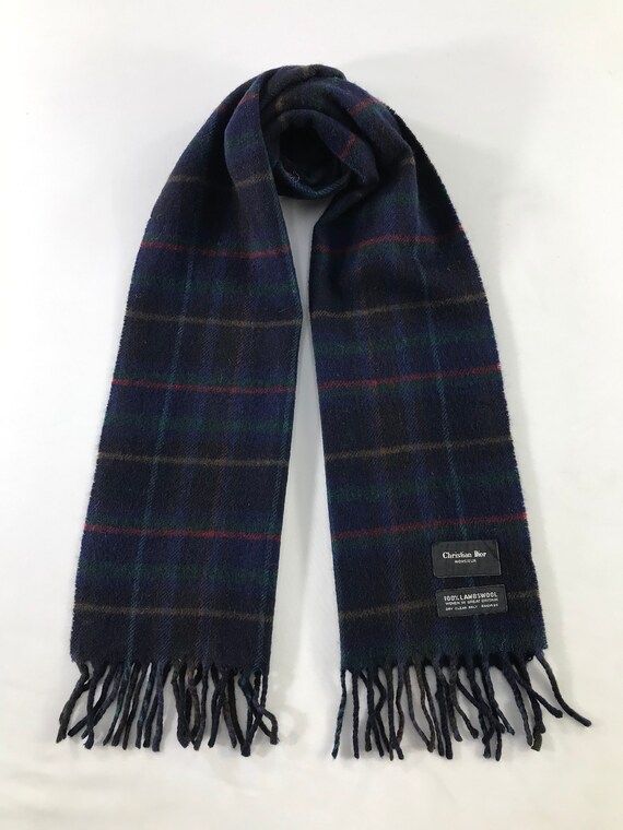 Vintage Dior Scarf Muffler Neckwear Wool Scarf Win