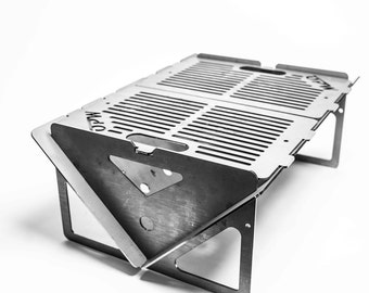 CNC Plasma DXF Cut Files**** - Extra Large collapsible charcoal grill, fire pit heavy duty steel. Camping, tailgating, portable! *Cut files*