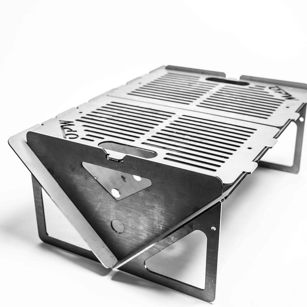 CNC Plasma DXF Cut Files**** - Extra Large collapsible charcoal grill, fire pit heavy duty steel. Camping, tailgating, portable! *Cut files*