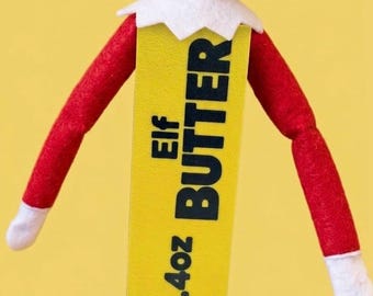 Elf on the shelf “butter squish” costume