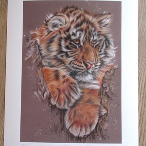 Tiger Print - Spirit animal Tiger Art Print ~ Tiger ~ Big Cats Print ~ Tiger cub
