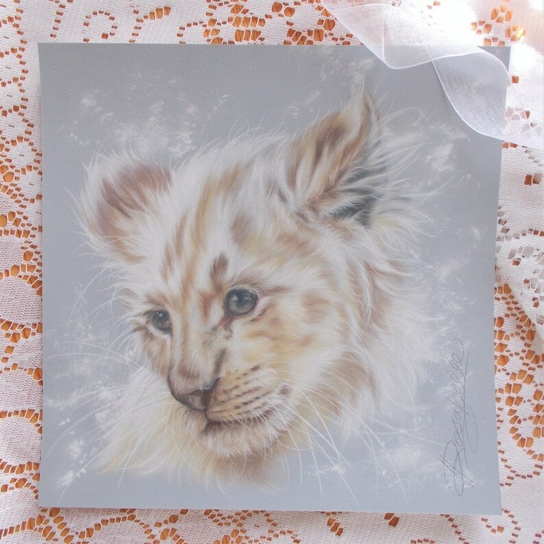 Lion Cub Art ORIGINAL drawing, Wildlife drawing, Hand Drawn Artist Signed FREE SHIPPING Worldwide .br Lion Cub Art ORIGINAL drawing, Wildlife drawing, Hand Drawn Artist Signed FREE SHIPPING Worldwide .br