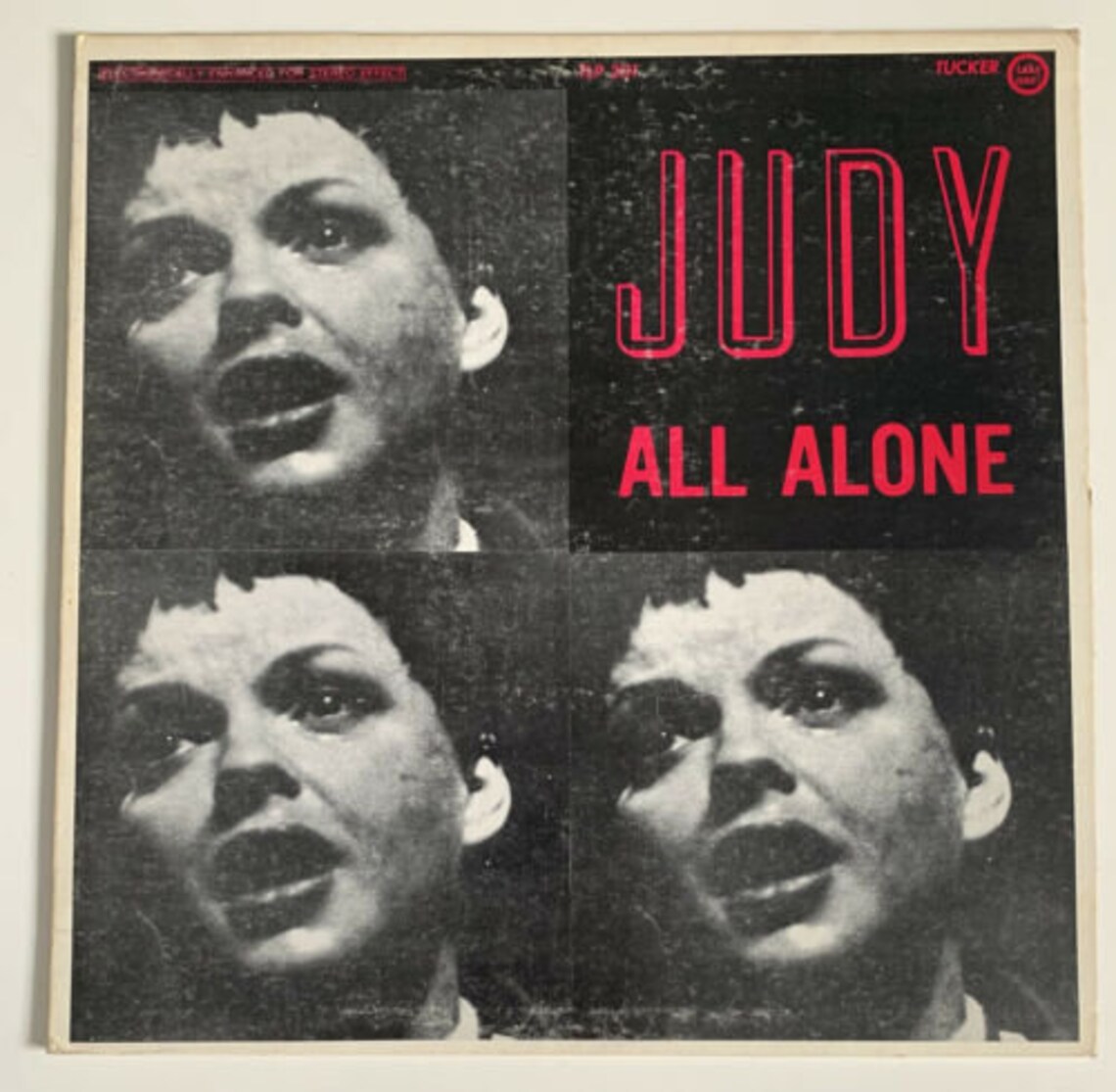 Judy Garland Judy All Alone Rare Vinyl Record Tucker Take Etsy
