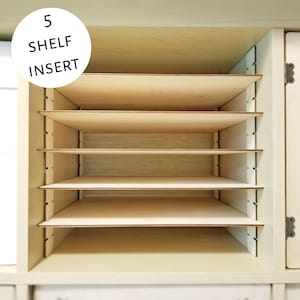 5 Shelf Insert - Cube Shelf, Adjustable Shelves Ikea Kallax Target Bookshelf Bookcase Divider Ikea Storage Organization Organizer Basket Bin
