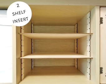 2 Shelf Insert - Cube Kallax Shelf, Adjustable Shelves Ikea Target Bookshelf Bookcase Divider Ikea Storage Organization Organizer Basket Bin