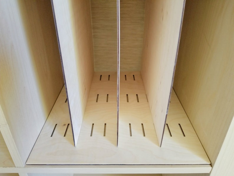 3 Shelf Vertical Insert Cube Shelf Adjustable Shelves Ikea Etsy